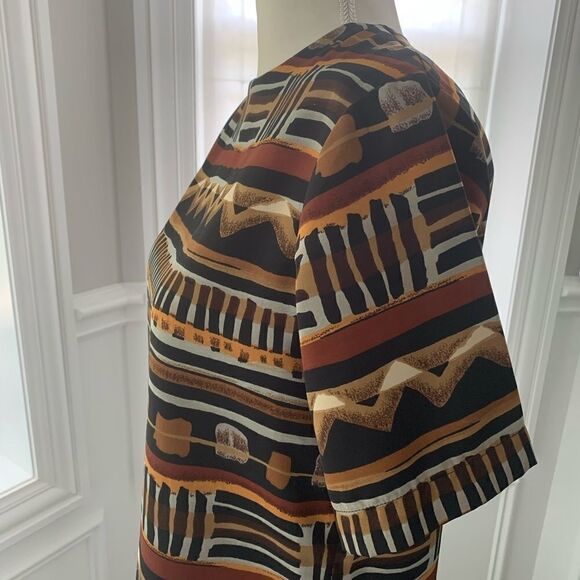 Vintage Boho Print Blouse Size Small - Picture 8 of 15